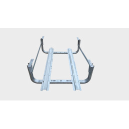 Кріплення (кошик запасного колеса до папівпричіпа на два колеса SCHMITZ оцинкований розбірний + болти