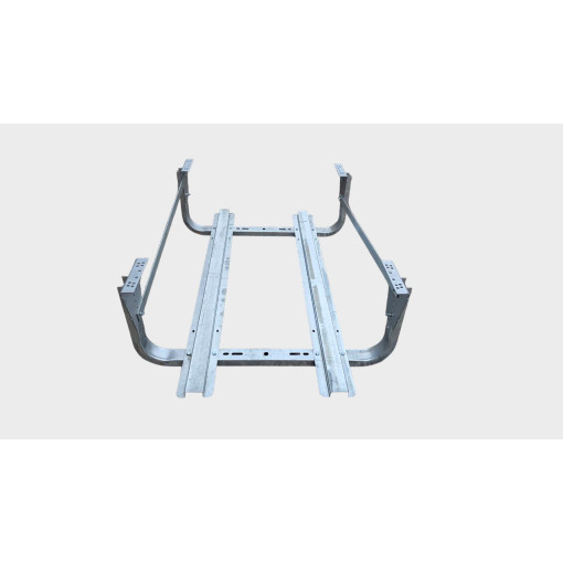 Кріплення (кошик запасного колеса до папівпричіпа на два колеса SCHMITZ оцинкований розбірний + болти