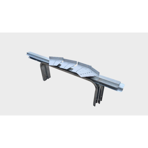 Кріплення (кошик запасного колеса до папівпричіпа на два колеса SCHMITZ оцинкований розбірний + болти