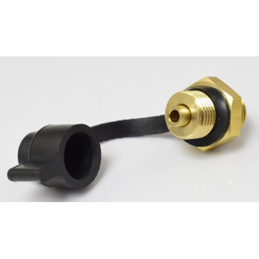 З'еднувач пневматичний (M16x1,5, зовнішній, M16x1,5, зовн., з гумовим пильовиком)