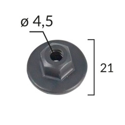 Гайка пластикова (10 шт) BMW 3 E90, E91, 5 E60, E61 03.93-02.17