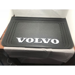 Брызговик с надписью Volvo 400x650mm Чорний випуклий 3D 1шт